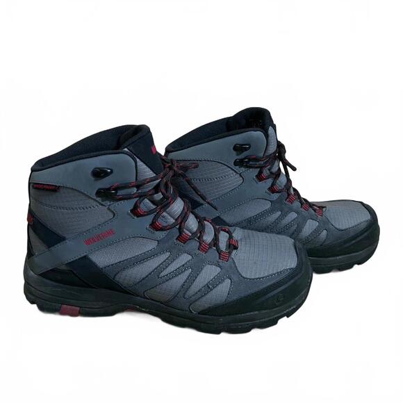 Wolverine Fletcher Mid CarbonMax pink grey Waterproof Work Hiking Boot Mens 11.5 main image 7